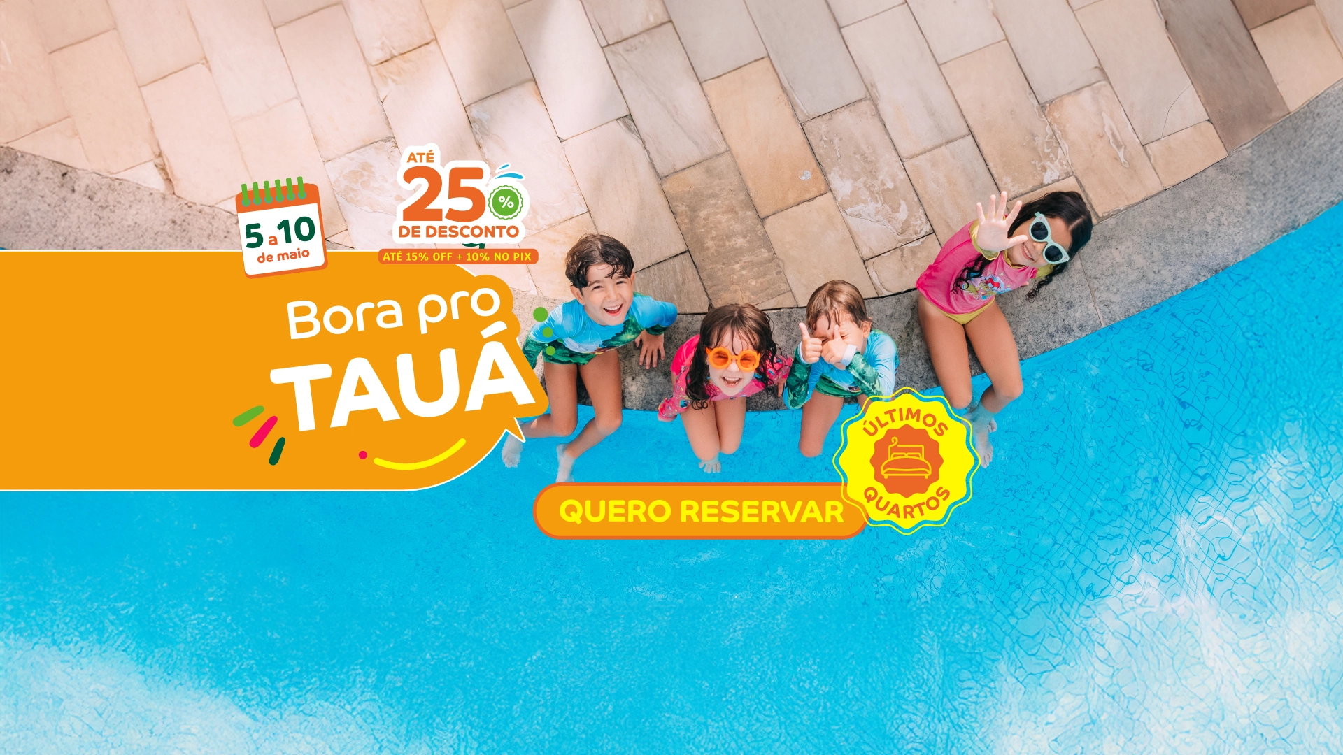 Páscoa Tauá Alexânia de Resorts Crianças correndo em um gramado segurando cestas de ovos de páscoa e como orelhinha de coelho