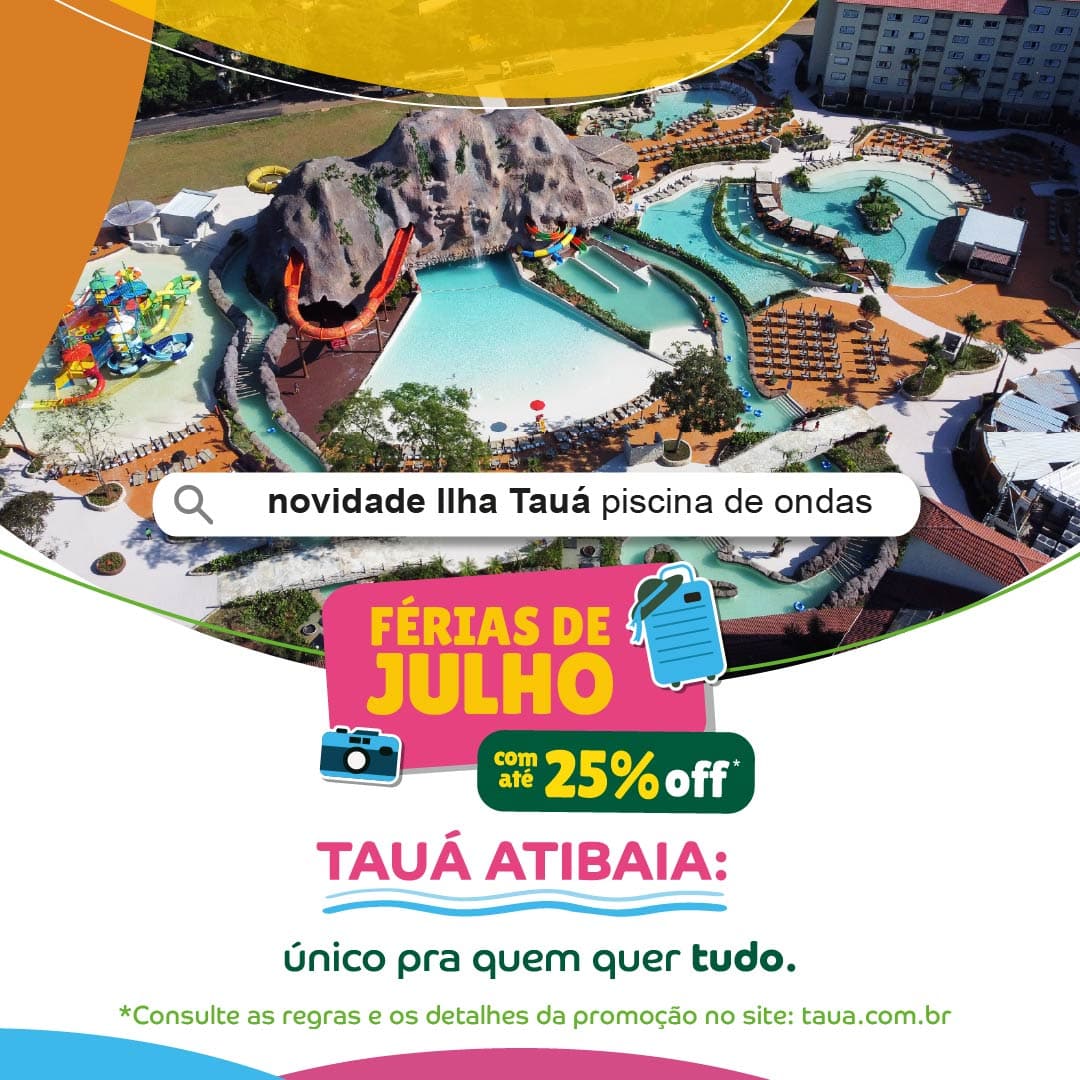 Promoção para resort nas Férias de Julho