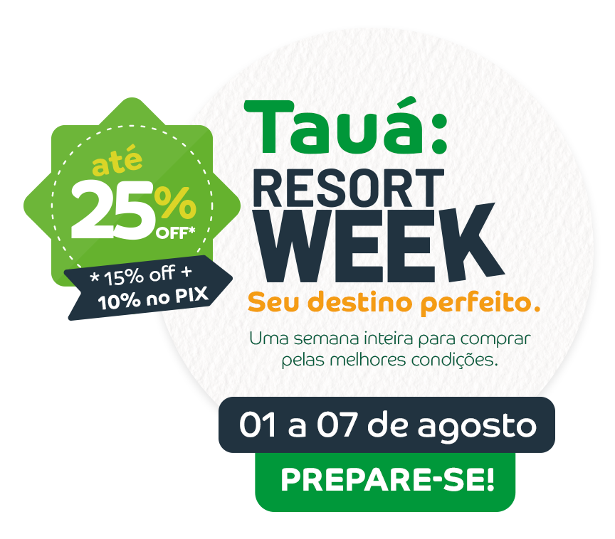Logo campanha Resort Week.