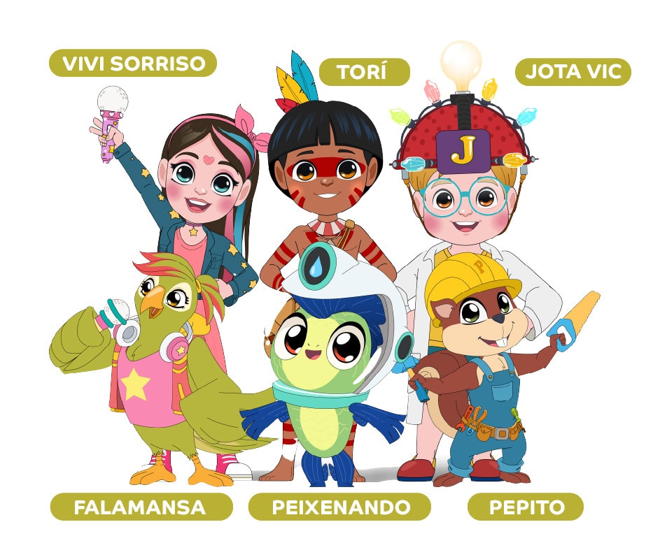 Os Taualegres, personagens infantis do Tauá.